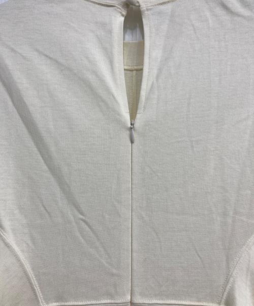 Mame Kurogouchi（マメクロゴウチ）mame kurogouchi (マメクロゴウチ) Cotton Jersey Dress長袖ワンピース ホワイト サイズ:1の古着・服飾アイテム