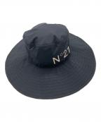 New Era×N°21ニューエラ×ヌメロヴェントゥーノ）の古着「ビーズ付きストラップハット」｜ブラック