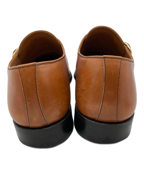 SCOTCH GRAIN（スコッチグレイン）SCOTCH GRAIN (スコッチグレイン) シングルモンクストラップシューズ ブラウン サイズ:26.5EEEの古着・服飾アイテム