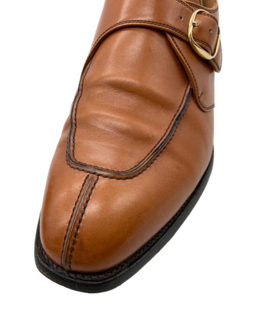 SCOTCH GRAIN（スコッチグレイン）SCOTCH GRAIN (スコッチグレイン) シングルモンクストラップシューズ ブラウン サイズ:26.5EEEの古着・服飾アイテム