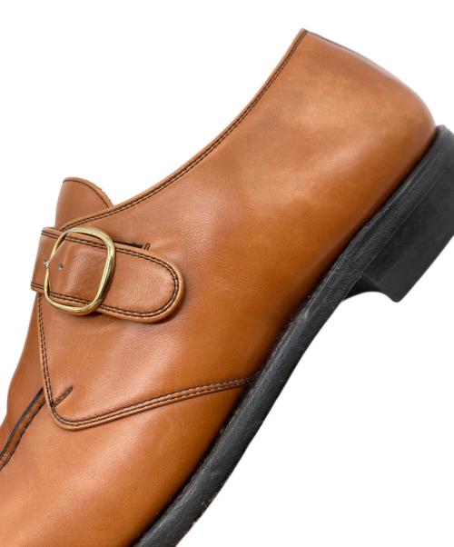 SCOTCH GRAIN（スコッチグレイン）SCOTCH GRAIN (スコッチグレイン) シングルモンクストラップシューズ ブラウン サイズ:26.5EEEの古着・服飾アイテム