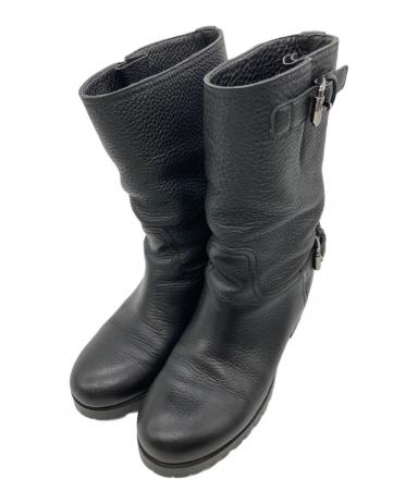 中古・古着通販】PRADA (プラダ) エンジニアブーツ ブラック サイズ:37