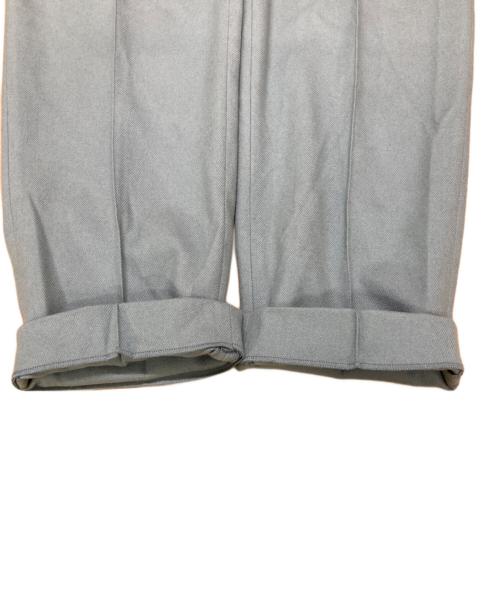 LORO PIANA（ロロピアーナ）LORO PIANA (ロロピアーナ) カシミヤ×シルク ストレート パンツ ブルー サイズ:42の古着・服飾アイテム