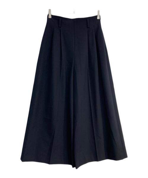 FOXEY（フォクシー）FOXEY (フォクシー) タックワイドパンツ ネイビー サイズ:40の古着・服飾アイテム