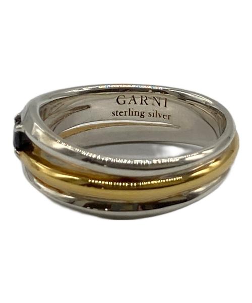 GARNI（ガルニ）GARNI (ガルニ) Ripple Ring-Combi シルバー×ブラック サイズ:-の古着・服飾アイテム