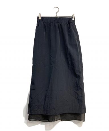 中古・古着通販】LOHEN (ローヘン) LAYERED 2WAY SKIRT ネイビー