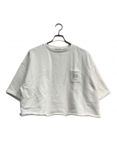 中古・古着通販】soyy (ソイ) URAKE CROPPED TEE ホワイト サイズ