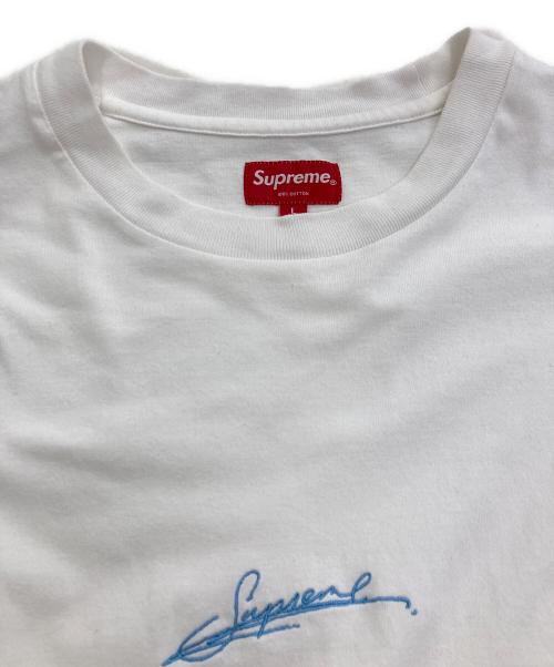 SUPREME（シュプリーム）SUPREME (シュプリーム) Signature S/S Top ホワイト サイズ:Lの古着・服飾アイテム
