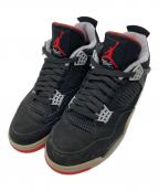 NIKEナイキ）の古着「AIR JORDAN 4 RETRO BRED」｜ブラック