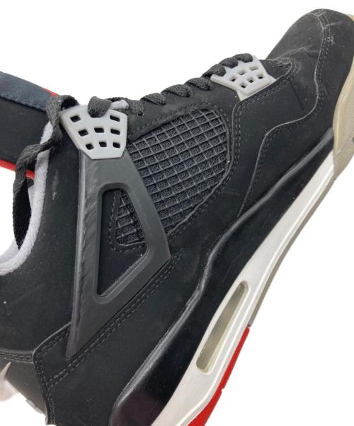 NIKE（ナイキ）NIKE (ナイキ) AIR JORDAN 4 RETRO BRED ブラック サイズ:26.5cmの古着・服飾アイテム