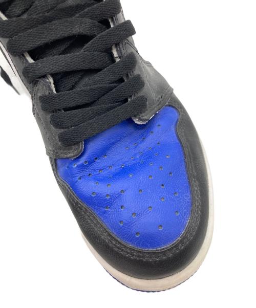 NIKE（ナイキ）NIKE (ナイキ) AIR JORDAN 1 RETRO HIGH OG ブラック×ブルー サイズ:26.5cmの古着・服飾アイテム