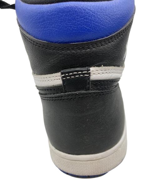 NIKE（ナイキ）NIKE (ナイキ) AIR JORDAN 1 RETRO HIGH OG ブラック×ブルー サイズ:26.5cmの古着・服飾アイテム