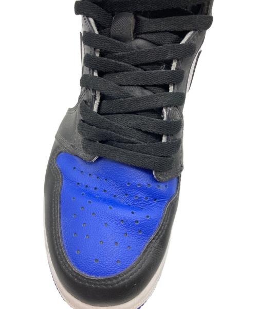 NIKE（ナイキ）NIKE (ナイキ) AIR JORDAN 1 RETRO HIGH OG ブラック×ブルー サイズ:26.5cmの古着・服飾アイテム