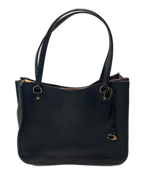 COACH（コーチ）COACH (コーチ) タイラー キャリーオール トートバッグ ブラックの古着・服飾アイテム