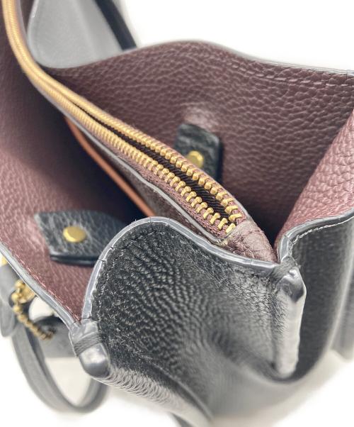 COACH（コーチ）COACH (コーチ) タイラー キャリーオール トートバッグ ブラックの古着・服飾アイテム