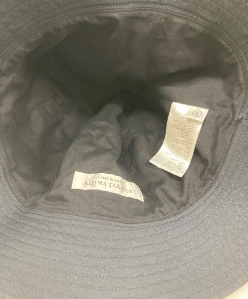 kijima takayuki（キジマタカユキ）KIJIMA TAKAYUKI (キジマタカユキ) COTTON TWILL BUCKET HAT ネイビー サイズ:3の古着・服飾アイテム