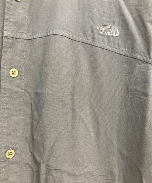 THE NORTH FACE（ザ ノース フェイス）THE NORTH FACE (ザ ノース フェイス) ショートスリーブアローラインシャツ ネイビー サイズ:Lの古着・服飾アイテム