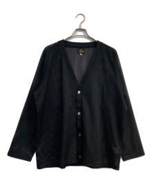 Needles（ニードルズ）の古着「V-Neck Cardigan-Raschel Lace」｜ブラック