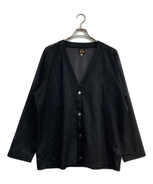 Needles（ニードルズ）Needles (ニードルズ) V-Neck Cardigan-Raschel Lace ブラック サイズ:Lの古着・服飾アイテム