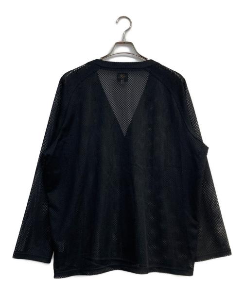 Needles（ニードルズ）Needles (ニードルズ) V-Neck Cardigan-Raschel Lace ブラック サイズ:Lの古着・服飾アイテム