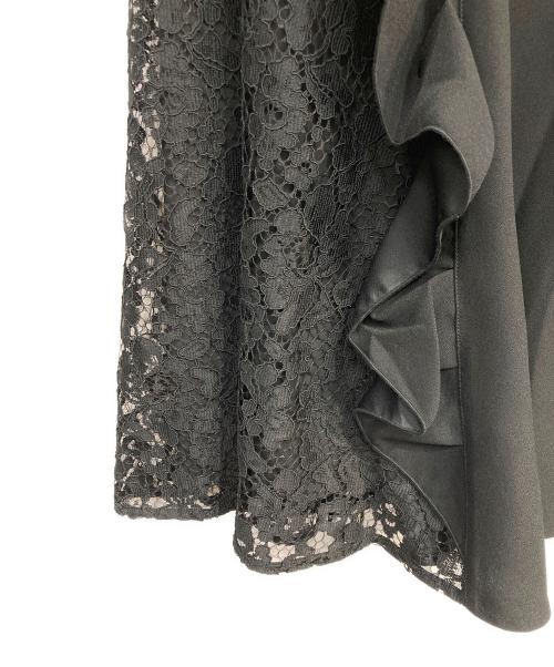 CO|TE（コート）CO|TE (コート) フリルレーススカート ブラック サイズ:40の古着・服飾アイテム