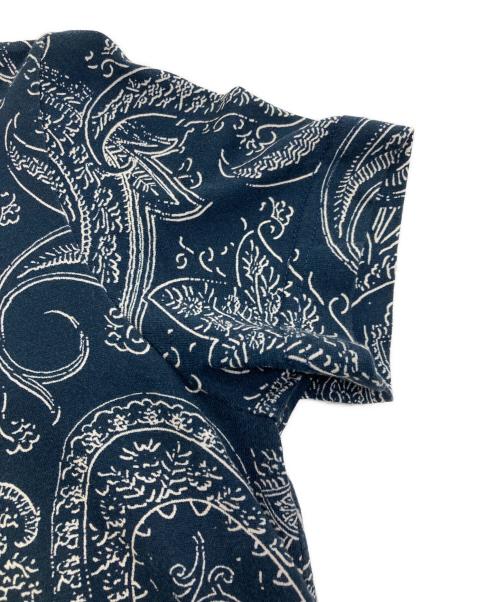 ETRO（エトロ）ETRO (エトロ) ペイズリー柄Tシャツ ネイビー サイズ:XSの古着・服飾アイテム
