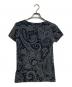 ETRO (エトロ) ペイズリー柄Tシャツ ネイビー サイズ:XS：5000円