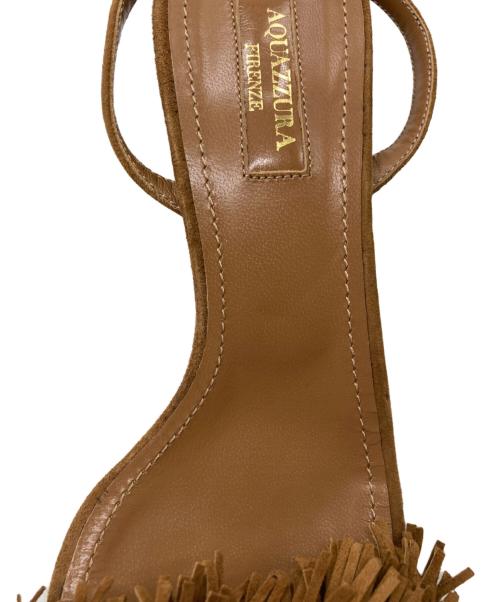 AQUAZZURA（アクアズーラ）aquazzura (アクアズーラ) wild thing sandals ブラウン サイズ:37の古着・服飾アイテム