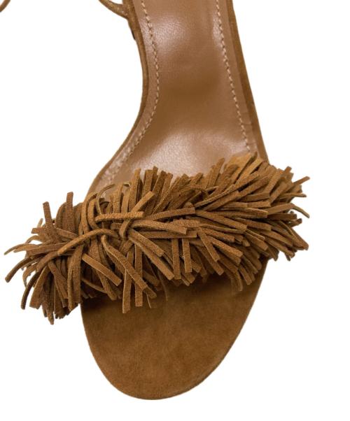 AQUAZZURA（アクアズーラ）aquazzura (アクアズーラ) wild thing sandals ブラウン サイズ:37の古着・服飾アイテム
