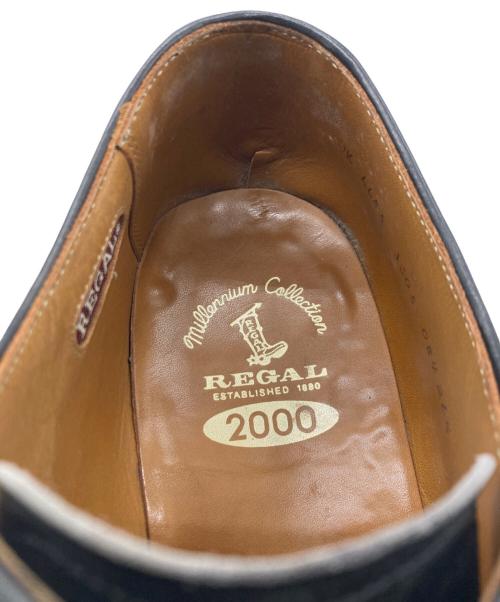 REGAL（リーガル）REGAL (リーガル) ミレニアムコレクションUチップシューズ ブラック サイズ:26 1/2の古着・服飾アイテム