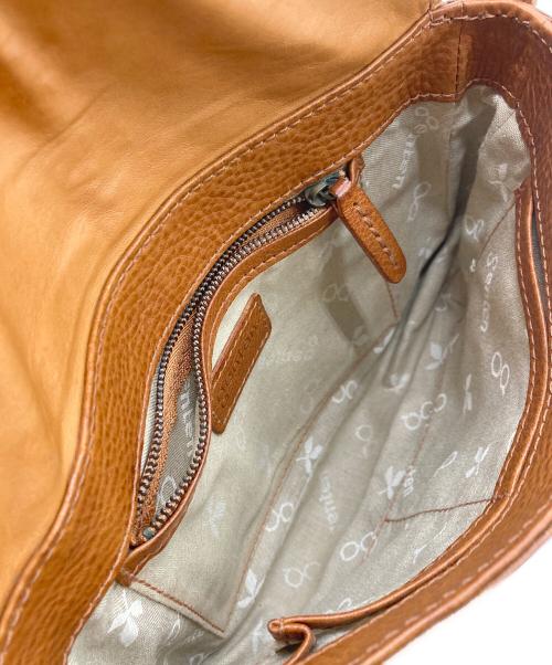 genten（ゲンテン）genten (ゲンテン) レザーショルダーバッグ ブラウンの古着・服飾アイテム