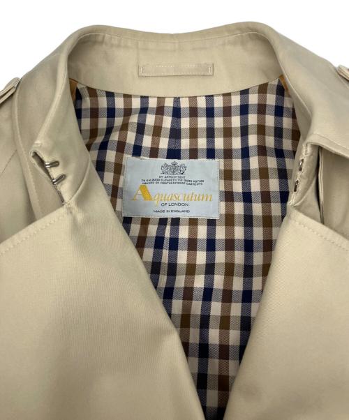 Aquascutum（アクアスキュータム）Aquascutum (アクアスキュータム) トレンチコート ベージュ サイズ:不明の古着・服飾アイテム