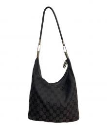 GUCCI（グッチ）の古着「GGキャンバスワンショルダーバッグ」｜ブラック