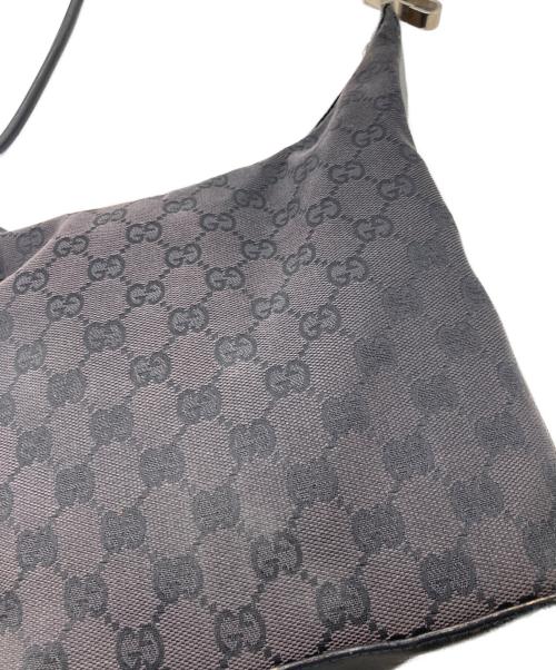 GUCCI（グッチ）GUCCI (グッチ) GGキャンバスワンショルダーバッグ ブラックの古着・服飾アイテム