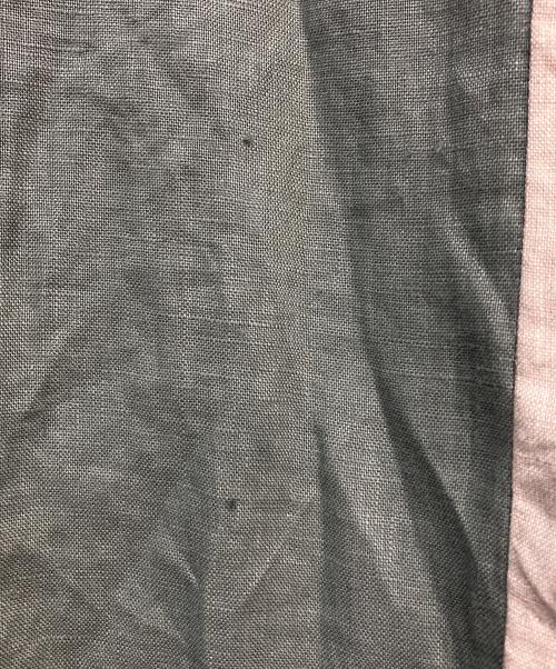 08MAB（ゼロハチマブ）08MAB (ゼロハチマブ) リネンワンピース ブルー×ベージュ サイズ:Freeの古着・服飾アイテム