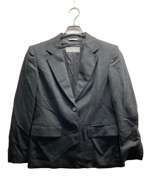 MaxMara（マックスマーラ）MaxMara (マックスマーラ) ウールジャケットセットアップ グレー サイズ:34の古着・服飾アイテム