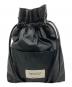 beautiful people（ビューティフルピープル）の古着「別注2Way Leather Drawstring Shoulder Bag」｜ブラック