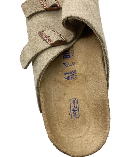 BIRKENSTOCK（ビルケンシュトック）BIRKENSTOCK (ビルケンシュトック) Zurich ベージュ サイズ:41の古着・服飾アイテム