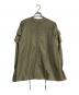 willfully（ウィルフリー）の古着「patchwork frill volume sleeve」｜オリーブ