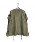 willfully (ウィルフリー) patchwork frill volume sleeve オリーブ サイズ:Free：5000円