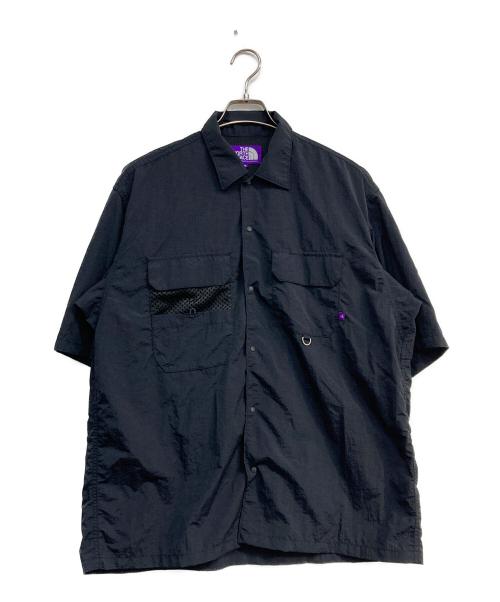 THE NORTHFACE PURPLELABEL（ザ・ノースフェイス パープルレーベル）THE NORTHFACE PURPLELABEL (ザ・ノースフェイス パープルレーベル) FIELD H/S SHIRT ネイビー サイズ:Mの古着・服飾アイテム