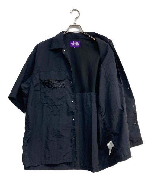 THE NORTHFACE PURPLELABEL（ザ・ノースフェイス パープルレーベル）THE NORTHFACE PURPLELABEL (ザ・ノースフェイス パープルレーベル) FIELD H/S SHIRT ネイビー サイズ:Mの古着・服飾アイテム