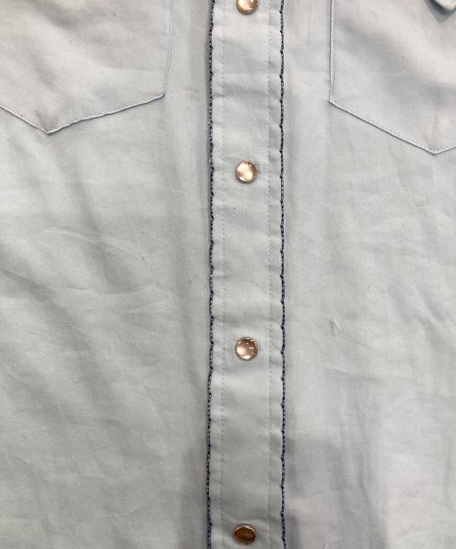 H BAR C（エイチバーシー）H BAR C (エイチバーシー) ウエスタンシャツ ブルー サイズ:15 1/2-33の古着・服飾アイテム