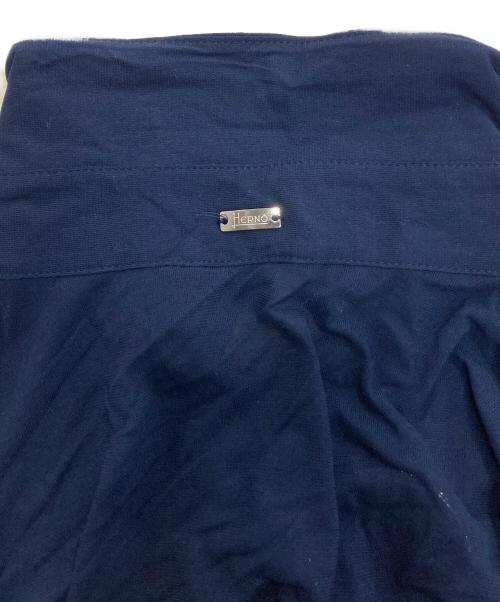 HERNO（ヘルノ）HERNO (ヘルノ) 襟付きジャージーシャツ ネイビー サイズ:46の古着・服飾アイテム