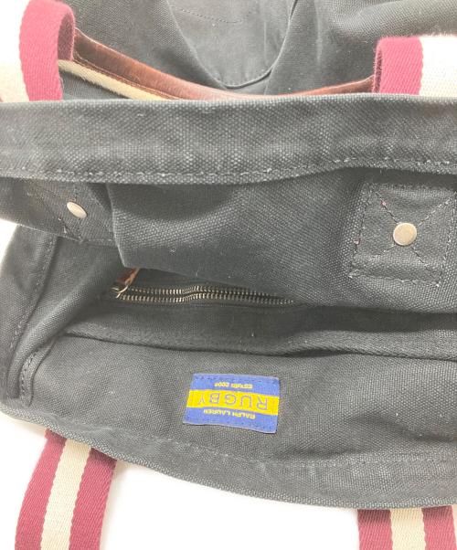 RALPH LAUREN RUGBY（ラルフローレンラグビー）RALPH LAUREN RUGBY (ラルフローレンラグビー) トートバッグ ブラックの古着・服飾アイテム
