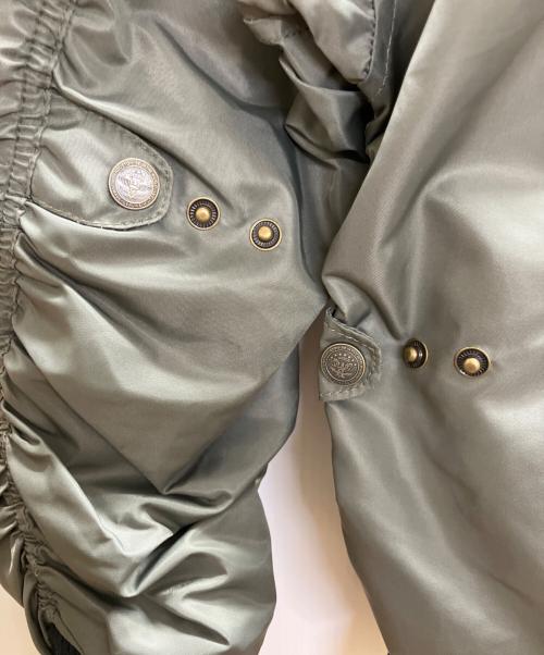 HOUSTON（ヒューストン）HOUSTON (ヒューストン) MA-1ジャケット カーキ サイズ:xsの古着・服飾アイテム
