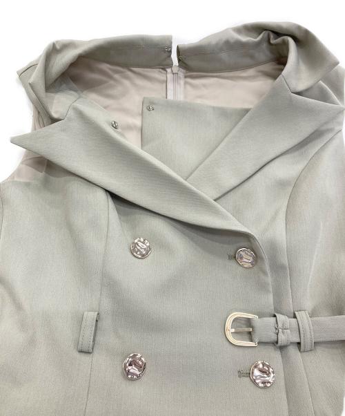 And Couture（アンドクチュール）And Couture (アンドクチュール) アシメチュールトレンチジャンスカ ベージュ サイズ:Freeの古着・服飾アイテム