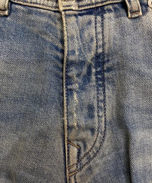 DIESEL Black Gold（ディーゼル ブラック ゴールド）DIESEL BLACK GOLD (ディーゼル ブラック ゴールド) ダメージ加工デニムパンツ ブルー サイズ:28の古着・服飾アイテム