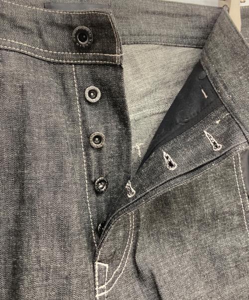 DIESEL Black Gold（ディーゼル ブラック ゴールド）DIESEL BLACK GOLD (ディーゼル ブラック ゴールド) 切替デニムパンツ ブラック サイズ:30の古着・服飾アイテム