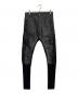 DIESEL BLACK GOLD（ディーゼル ブラック ゴールド）の古着「切替デニムパンツ」｜ブラック
